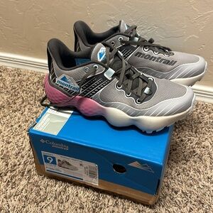 Women’s Columbia Montrail trinity mx trail running shoes steam ultra pin…